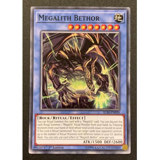 Megalith Bethor IGAS-EN039 - 1st Edition