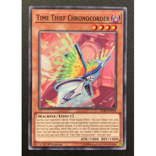 Time Thief Chronocorder IGAS-EN018 - 1st Edition