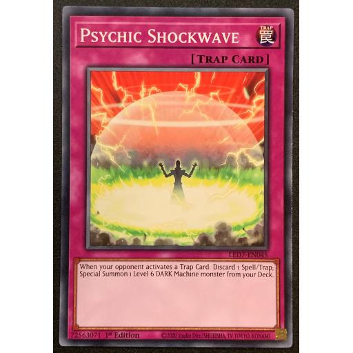 Psychic Shockwave | LED7-EN045 | 1st Edition | Common