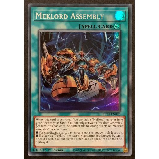 Meklord Assembly | LED7-EN020 | 1st Edition | Super Rare