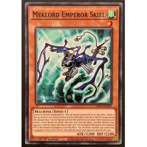 Meklord Emperor Skiel | LED7-EN025 | 1st Edition | Common