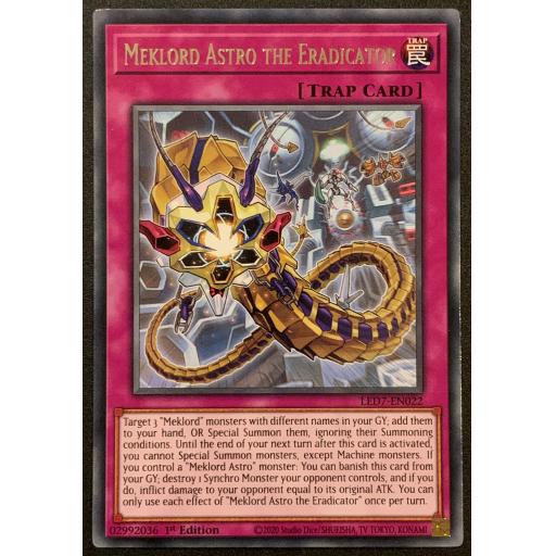 Meklord Astro the Eradicator | LED7-EN022 | 1st Edition | Rare