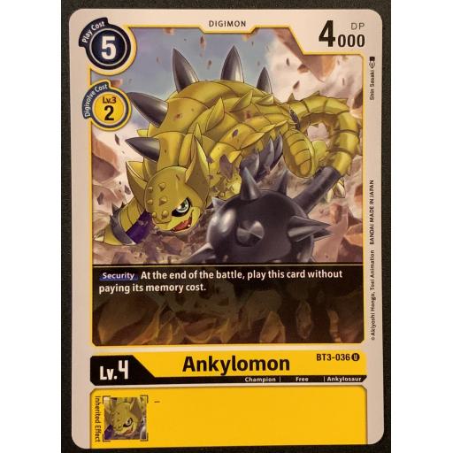 Ankylomon | BT3-036 | Uncommon