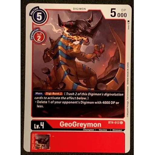 GeoGreymon | BT4-012C | Common