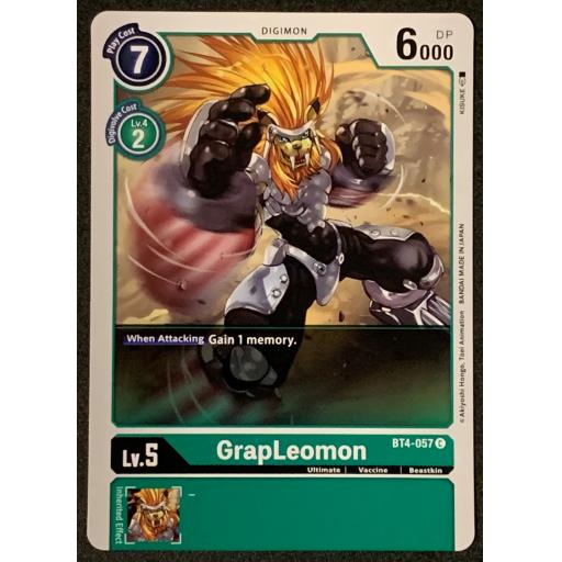 Grapleomon | BT4-057C | Common