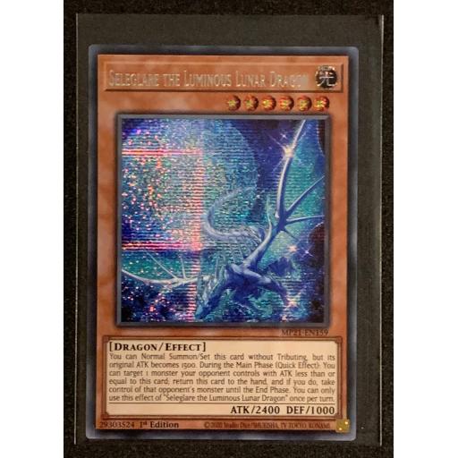 Seleglare The Luminous Lunar Dragon | MP21-EN0159 | Secret Rare