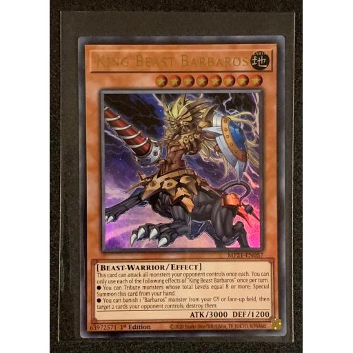 King Beast Barbaros | MP21-EN057 | Ultra Rare