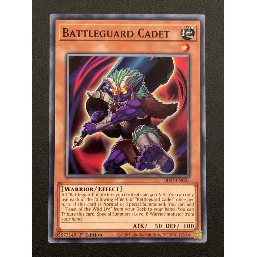 Battleguard Cadet | DIFO-EN025 | Common | 1st Edition