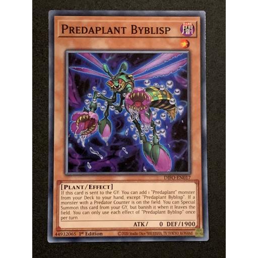 Predaplant Byblisp | DIFO-EN017 | Common | 1st Edition