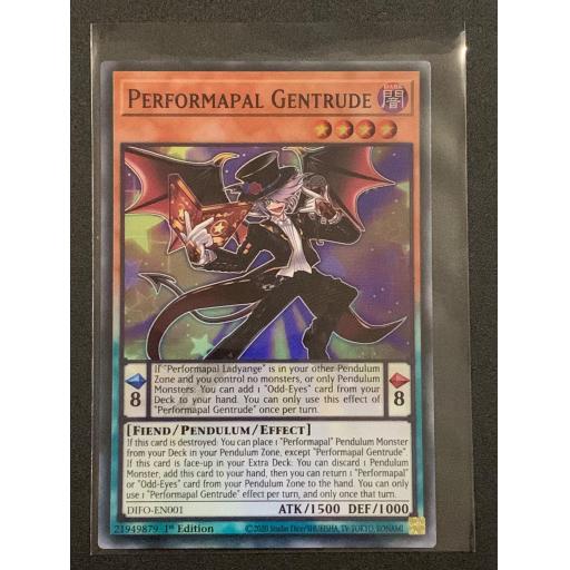 Performapal Gentrude | DIFO-EN001 | Super Rare | 1st Edition