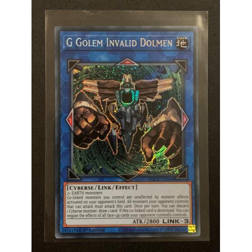 G Golem Invalid Dolmen | BLCR-EN044 | Secret Rare | 1st Edition