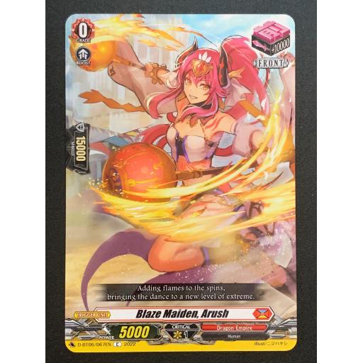Blaze Maiden, Arush | D-BT06/067EN C