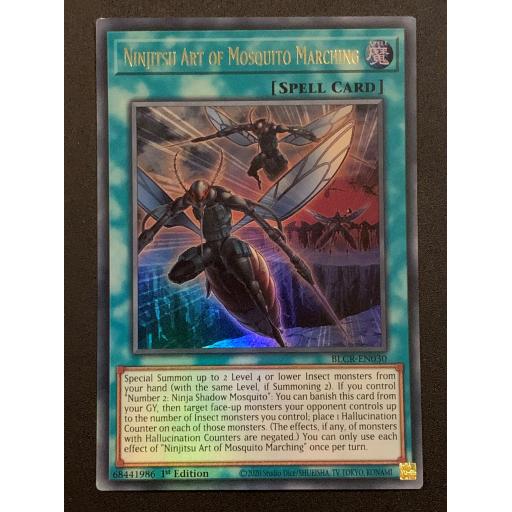 Ninjitsu Art of Masquito Marching | BLCR-EN030 | Ultra Rare | 1st Edition