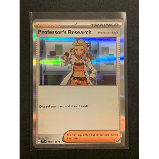 Professor's Research (Professor Sada) } 189/198 | Holo Rare