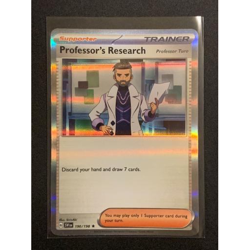 Professor's Research (Professor Turo) | 190/198 | Holo Rare