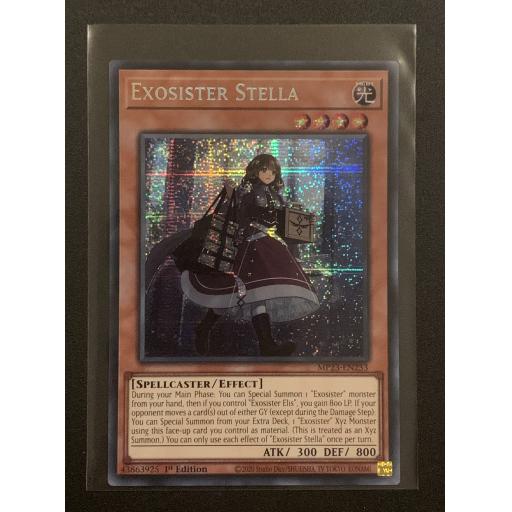 Exosister Stella | MP23-EN253 | 1st Edition | Prismatic Secret Rare