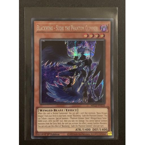 Blackwing - Sudri the Phantom Glimmer | MP23-EN155 | 1st Edition | Prismatic Secret Rare