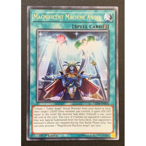 Magnificent Machine Angel | LED4-EN016 | Rare | 1st Edition