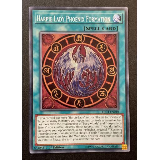 Harpie Lady Phoenix Formation | LED4-EN010 | Common | 1st Edition