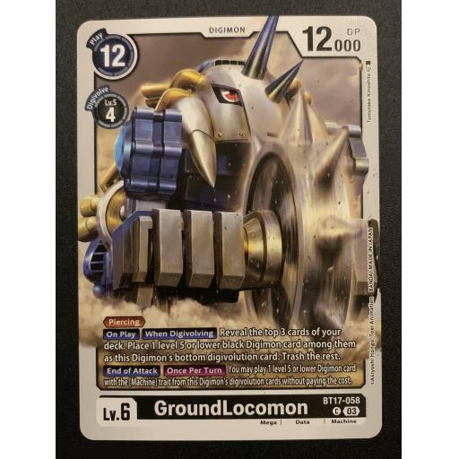 GroundLocomon | BT17-058 | Common