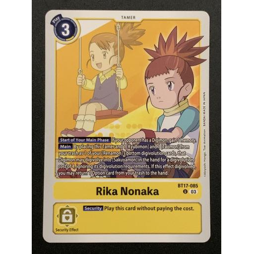 Rika Nonaka | BT17-085 | Uncommon