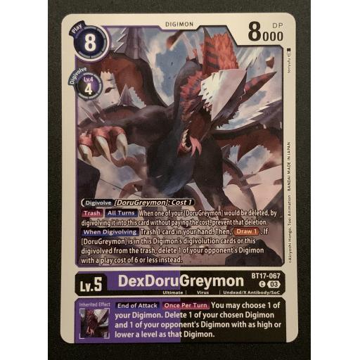 DexDoruGreymon | BT17-067 | Common