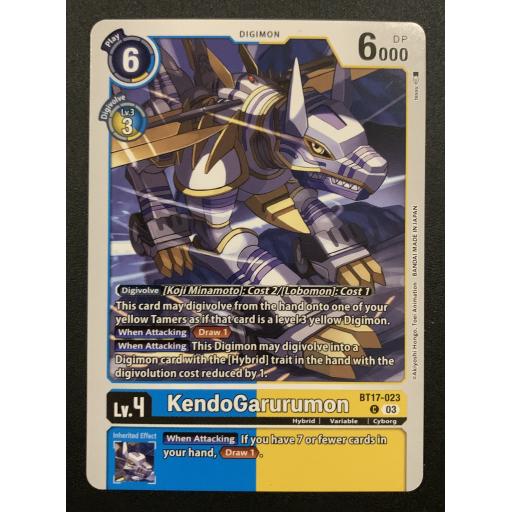 KendoGarurumon | BT17-023 | Common