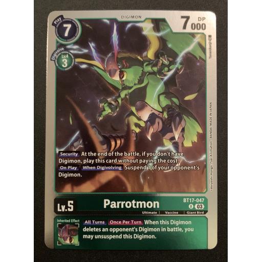 Parrotmon | BT17-047 | Rare