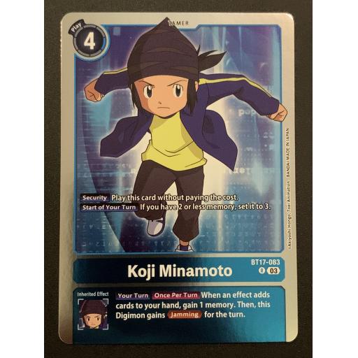 Koji Minamoto | BT17-083 | Rare