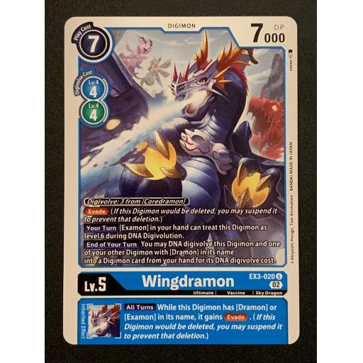 Wingdramon EX3-020 U