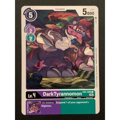DarkTyrannomon EX3-059 C