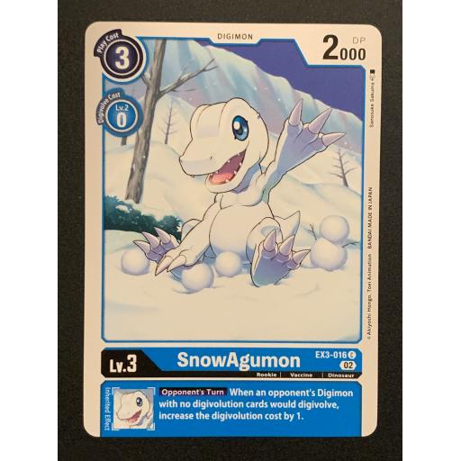 SnowAgumon EX3-016 C