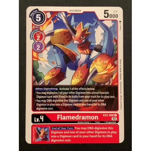 Flamedramon EX3-008 C