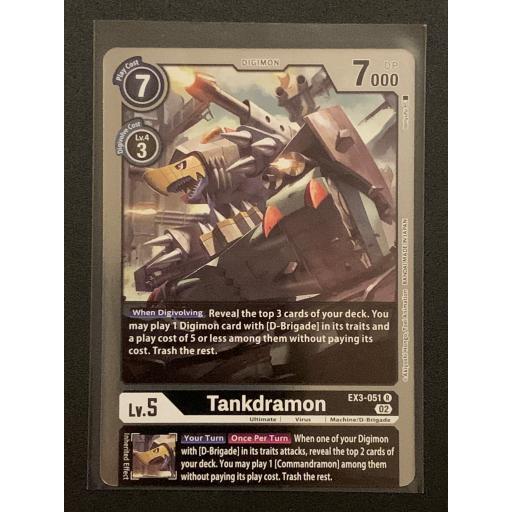 Tankdramon EX3-051 R