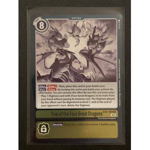 Trial of the Four Great Dragons EX3-069 R
