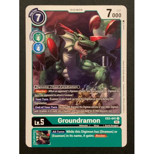 Groundramon EX3-041 U