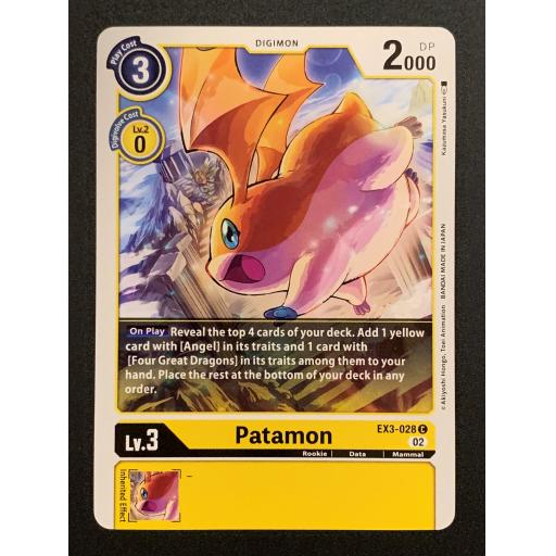 Patamon EX3-028 C