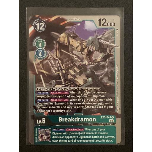 Breakdramon EX3-044 R