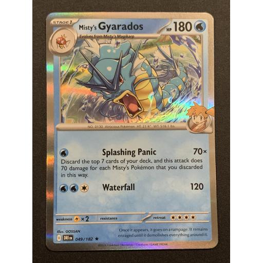 Misty's Gyarados 049/182 - Rare