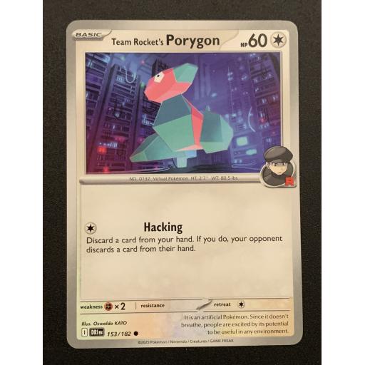 Team Rocket's Porygon 153/182 - Common