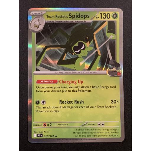 Team Rocket's Spidops 020/182 - Rare