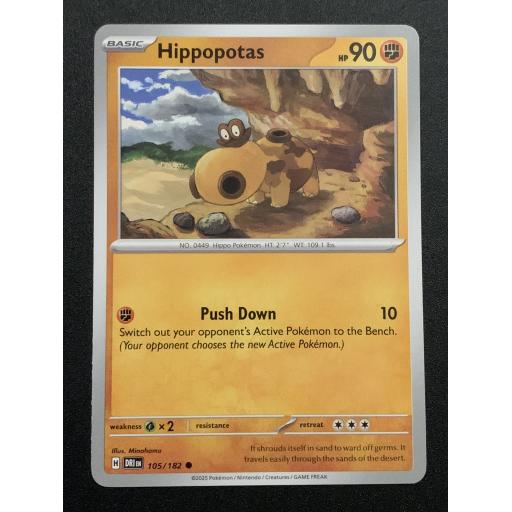 Hippopotas 105/182 - Common