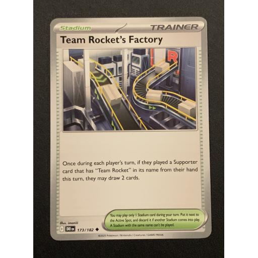 Team Rocket's Factory 173/182 - Uncommon