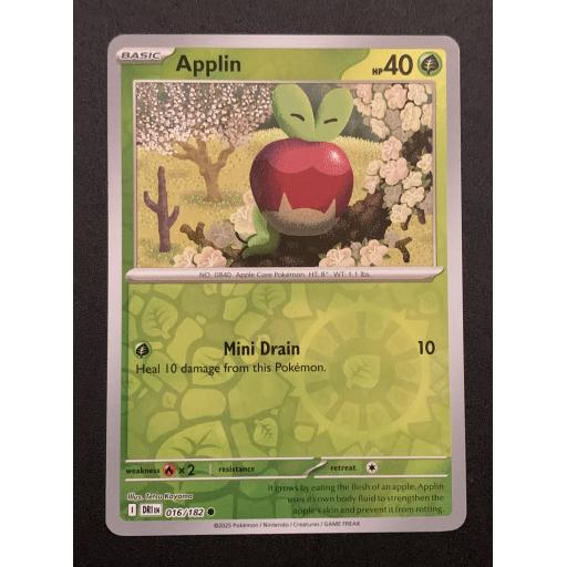 Applin 016/182 - Reverse Holo Common