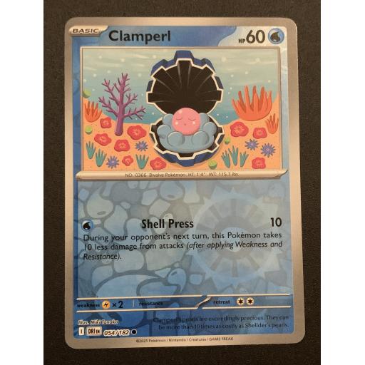 Clamperl 054/182 - Reverse Holo Common