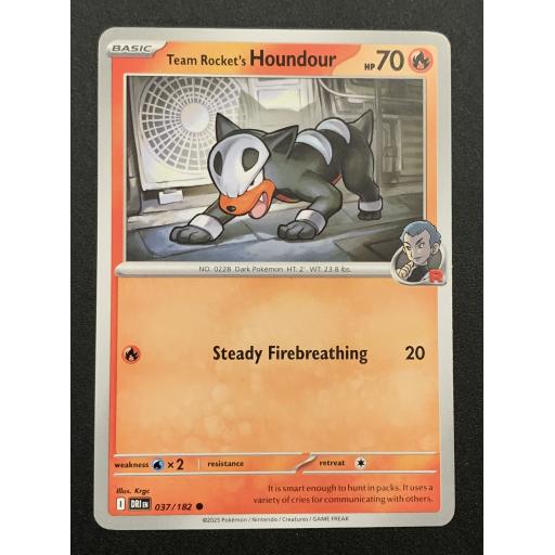 Team Rocket's Houndour 037/182 - Common