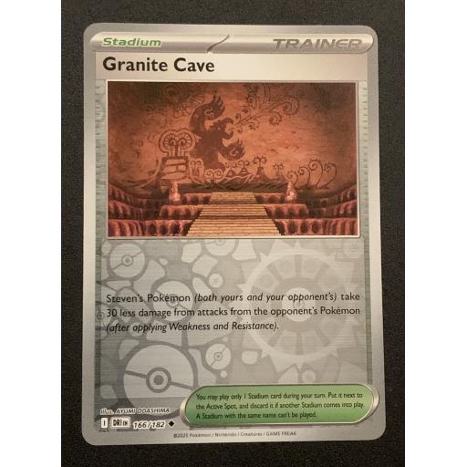 Granite Cave 166/182 - Reverse Holo Uncommon