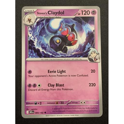 Steven's Claydol 084/182 - Uncommon