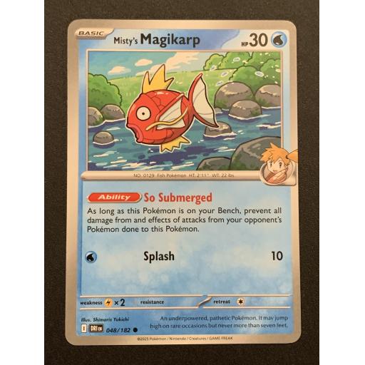 Misty's Magikarp 048/182 - Common