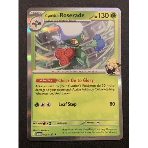 Cynthia's Roserade 008/182 - Rare